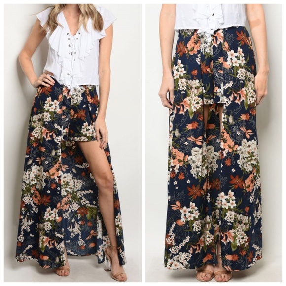 New floral Maxi Combo skirt - Picture 2 of 4